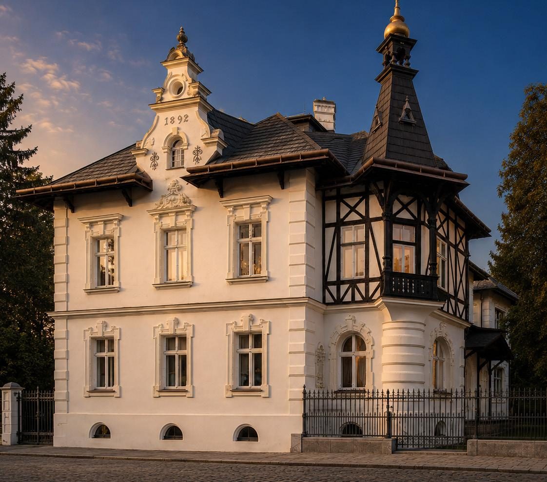 Fassade der Jugendstilvilla